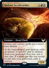 Radiant Scrollwielder (Extended Art) (350) [Strixhaven: School of Mages]