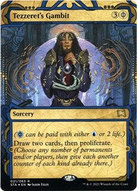 Tezzeret's Gambit (Foil Etched) (21) [Strixhaven: Mystical Archive]