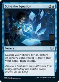 Solve the Equation (54) [Strixhaven: School of Mages]