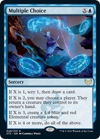 Multiple Choice (48) [Strixhaven: School of Mages]