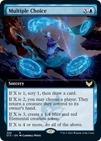 Multiple Choice (Extended Art) (298) [Strixhaven: School of Mages]