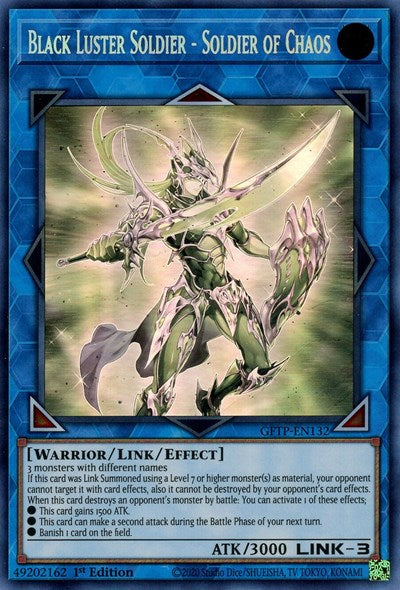 Black Luster Soldier - Soldier of Chaos (Ghost Rare) (GFTP-EN132) [Ghosts From the Past]