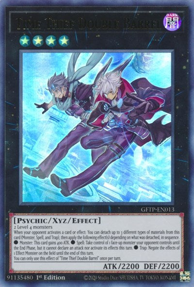 Time Thief Double Barrel (GFTP-EN013) [Ghosts From the Past]