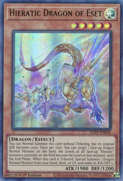 Hieratic Dragon of Eset (GFTP-EN049) [Ghosts From the Past]