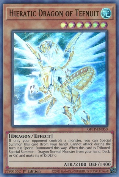 Hieratic Dragon of Tefnuit (GFTP-EN050) [Ghosts From the Past]