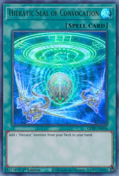 Hieratic Seal of Convocation (GFTP-EN054) [Ghosts From the Past]