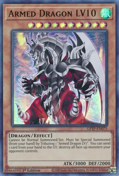 Armed Dragon LV10 (GFTP-EN075) [Ghosts From the Past]
