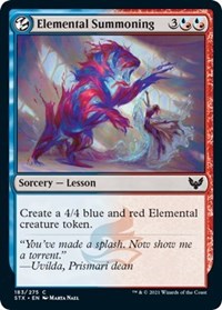 Elemental Summoning (183) [Strixhaven: School of Mages]