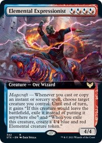 Elemental Expressionist (Extended Art) (342) [Strixhaven: School of Mages]
