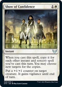 Show of Confidence (28) [Strixhaven: School of Mages]