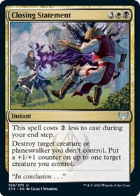 Closing Statement (169) [Strixhaven: School of Mages]