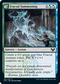 Fractal Summoning (187) [Strixhaven: School of Mages]