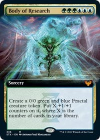 Body of Research (Extended Art) (336) [Strixhaven: School of Mages]