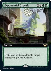 Exponential Growth (Extended Art) (318) [Strixhaven: School of Mages]