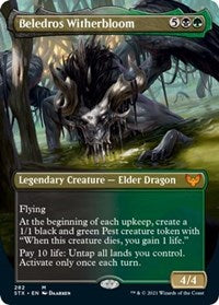Beledros Witherbloom (Borderless) (282) [Strixhaven: School of Mages]
