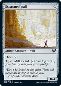 Excavated Wall (255) [Strixhaven: School of Mages]
