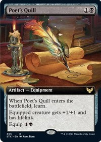 Poet's Quill (Extended Art) (305) [Strixhaven: School of Mages]