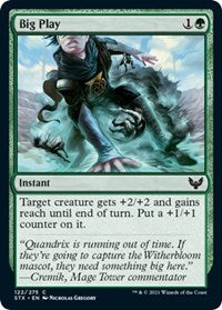 Big Play (122) [Strixhaven: School of Mages]