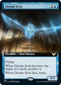 Dream Strix (Extended Art) (296) [Strixhaven: School of Mages]