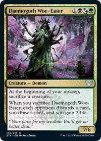 Daemogoth Woe-Eater (175) [Strixhaven: School of Mages]