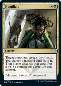 Humiliate (193) [Strixhaven: School of Mages]