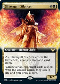 Silverquill Silencer (Extended Art) (353) [Strixhaven: School of Mages]