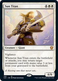 Sun Titan (106) [Commander 2021]