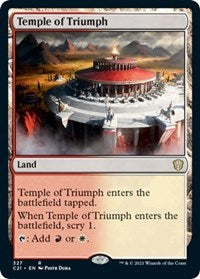 Temple of Triumph (327) [Commander 2021]