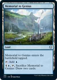 Memorial to Genius (301) [Commander 2021]