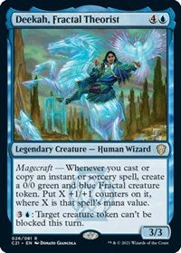 Deekah, Fractal Theorist (26) [Commander 2021]