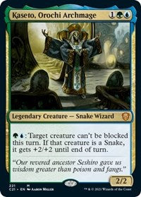 Kaseto, Orochi Archmage (221) [Commander 2021]