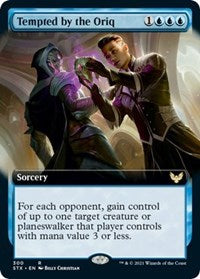 Tempted by the Oriq (Extended Art) (300) [Strixhaven: School of Mages]