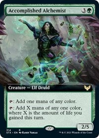 Accomplished Alchemist (Extended Art) (314) [Strixhaven: School of Mages]