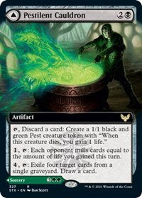 Pestilent Cauldron (Extended Art) (327) [Strixhaven: School of Mages]