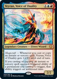 Veyran, Voice of Duality (3) [Commander 2021]