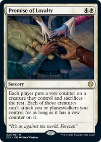 Promise of Loyalty (21) [Commander 2021]