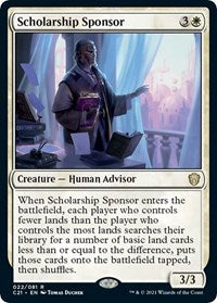 Scholarship Sponsor (22) [Commander 2021]