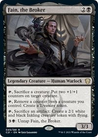 Fain, the Broker (40) [Commander 2021]