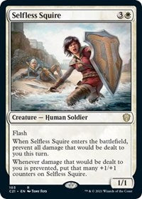 Selfless Squire (103) [Commander 2021]