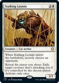 Stalking Leonin (105) [Commander 2021]