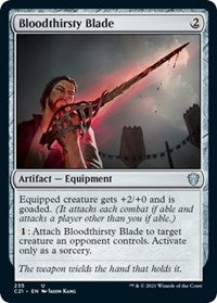 Bloodthirsty Blade (235) [Commander 2021]