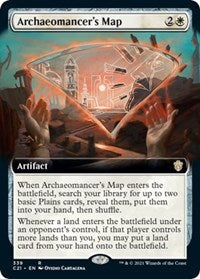Archaeomancer's Map (Extended Art) (339) [Commander 2021]