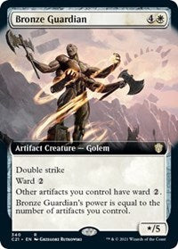 Bronze Guardian (Extended Art) (340) [Commander 2021]