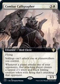 Combat Calligrapher (Extended Art) (341) [Commander 2021]