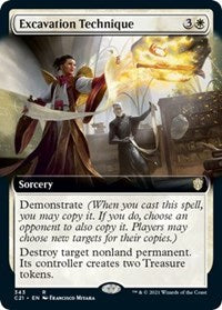 Excavation Technique (Extended Art) (343) [Commander 2021]