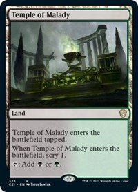 Temple of Malady (323) [Commander 2021]