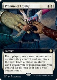 Promise of Loyalty (Extended Art) (348) [Commander 2021]