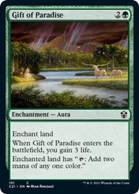 Gift of Paradise (191) [Commander 2021]