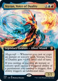 Veyran, Voice of Duality (Extended Art) (330) [Commander 2021]
