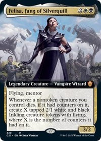 Felisa, Fang of Silverquill (Extended Art) (329) [Commander 2021]